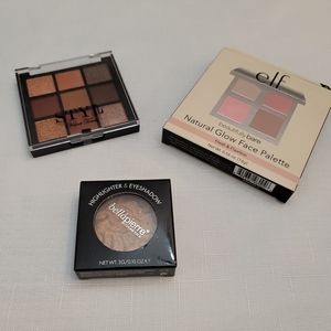 Elf, Style & Bella Pierre makeup 3 piece set